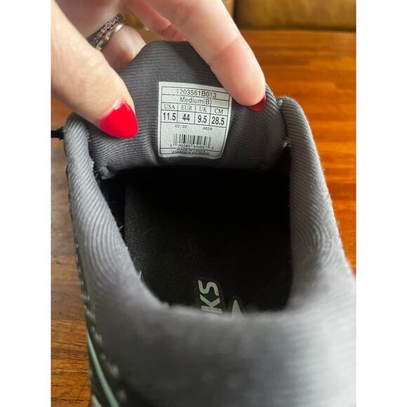 Brooks Ghost 14 Mesh Low Top Running Sneakers Shoes Black/Pink/Yucca Womens 11.5 - Picture 6 of 9